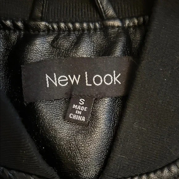 Women's Black Bomber Jacket - Picture 9 of 12